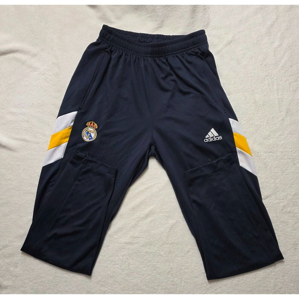 Adidas Real Madrid Icon Logo Woven Track Pants, Men's size L